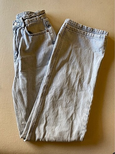 yüksek bel straight jean