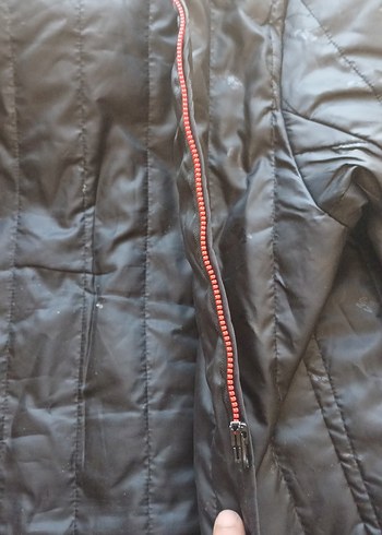 l/xl Beden Dik Yaka Fermuarlı erkek Biker Ceket
