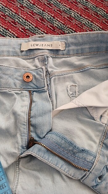 xxl Beden mavi Renk Jean capri