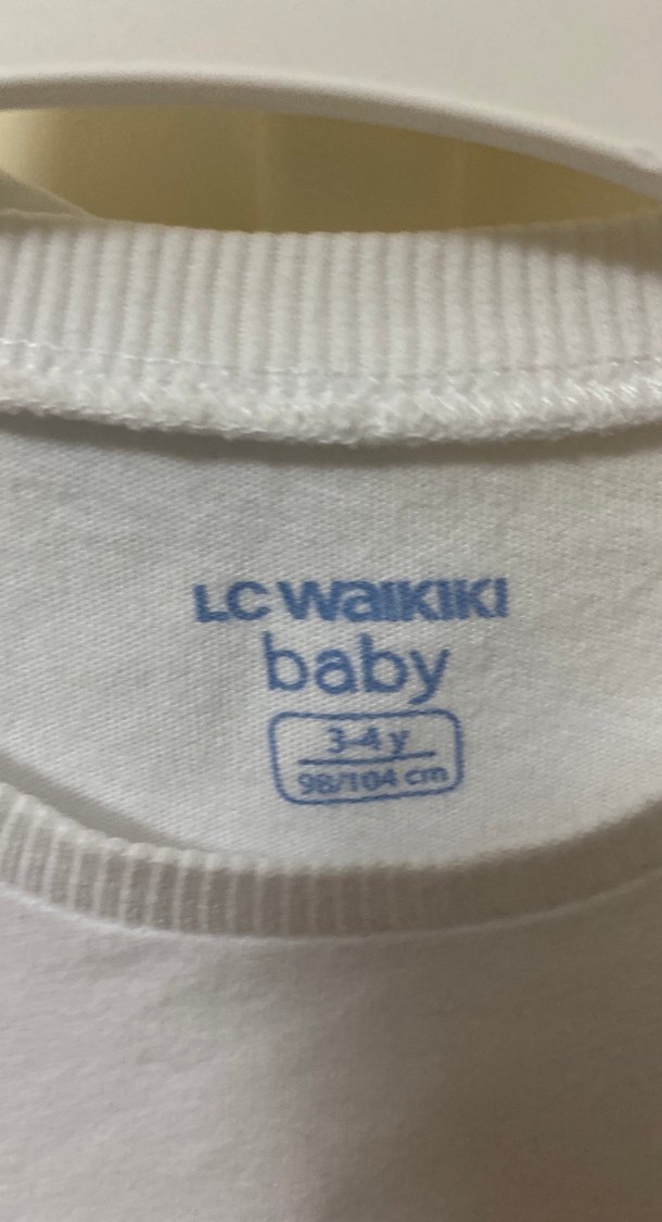 Beyaz Çocuk Uzun Kollu İçlik - Görsel 3