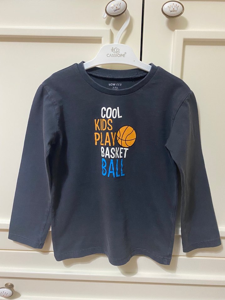 Antrasit Baskılı Erkek Çocuk Sweatshirt - Görsel 2