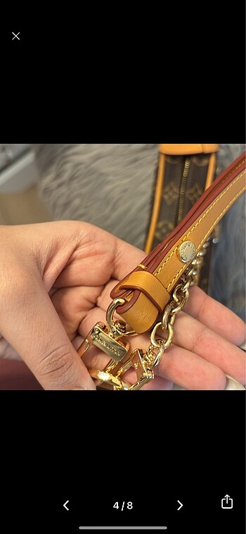  Beden kahverengi Renk Louis Vuitton Loop Bag