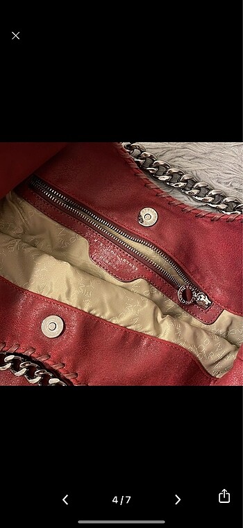  Beden bordo Renk stella mccartney