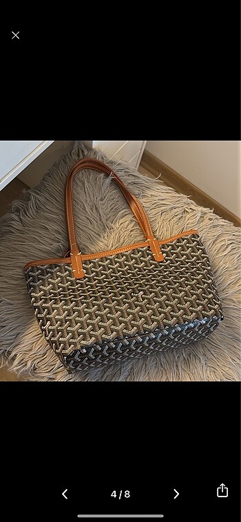  Beden kahverengi Renk Goyard çanta