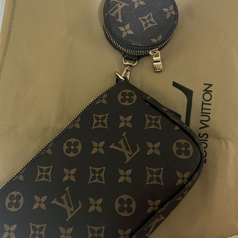 Louis Vuitton Kahverengi Deri Kadın Çapraz Çanta - Görsel 4