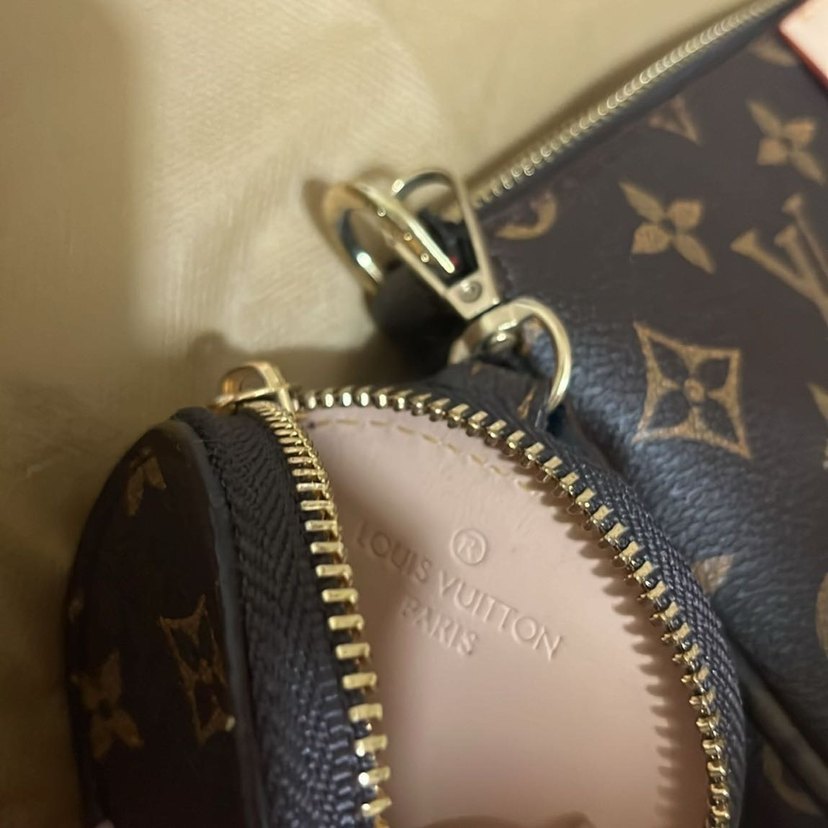 Louis Vuitton Kahverengi Deri Kadın Çapraz Çanta - Görsel 3