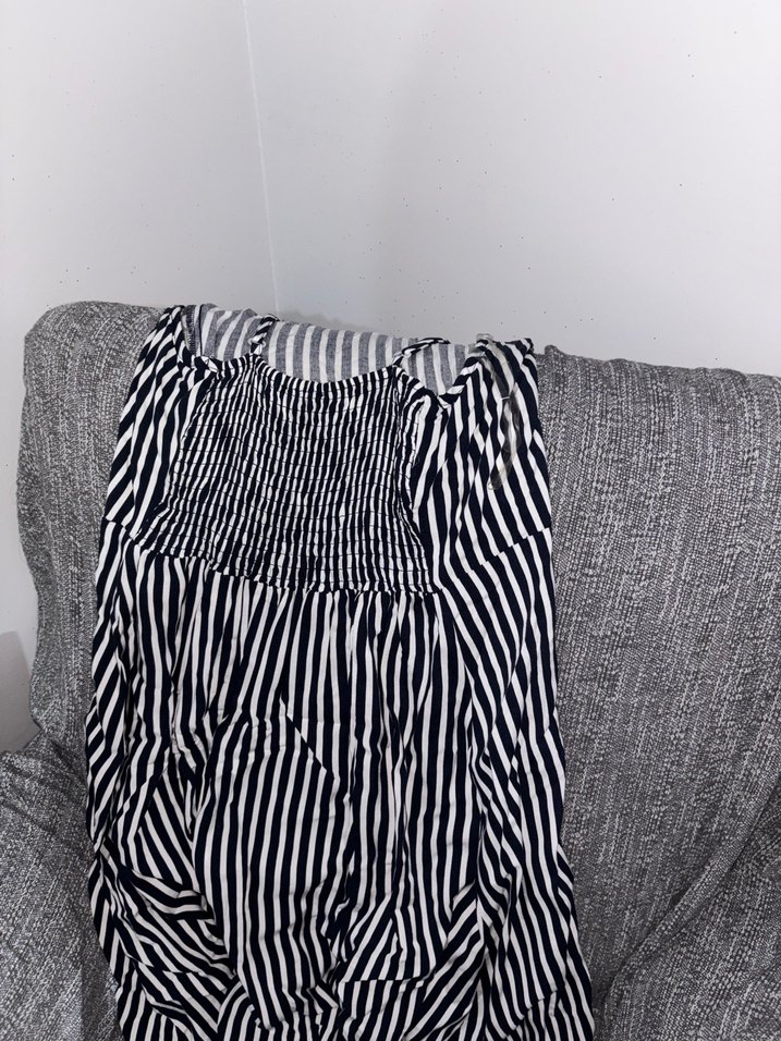 Defacto cizgili elbise - Görsel 2