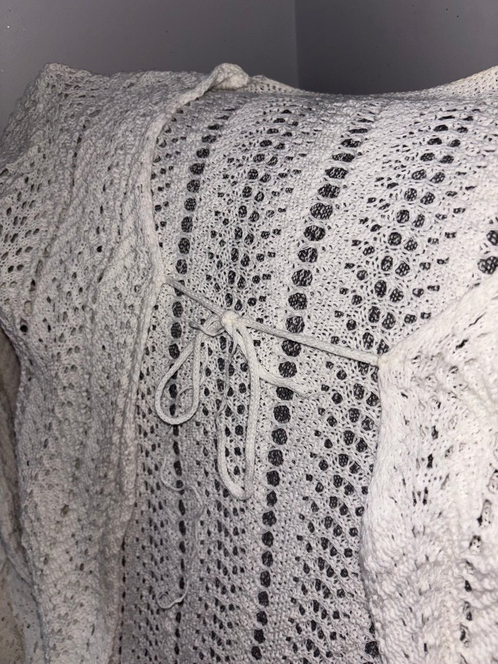 Onu baglamali orgu yelek - Görsel 3