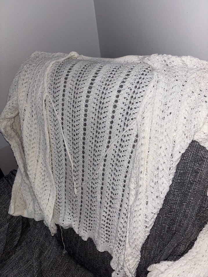 Onu baglamali orgu yelek - Görsel 2