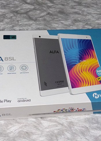 ALFA 8SL Beyaz Tablet - Görsel 2