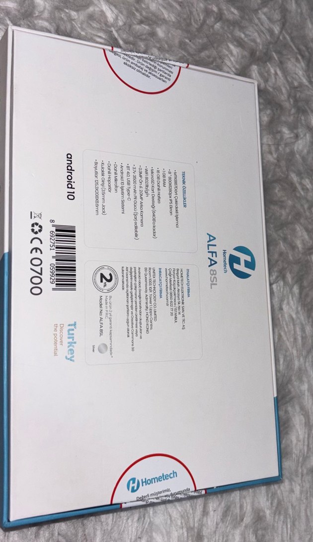 ALFA 8SL Beyaz Tablet - Görsel 5