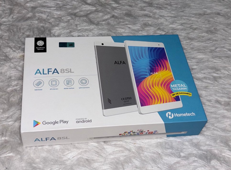 ALFA 8SL Beyaz Tablet - Görsel 2