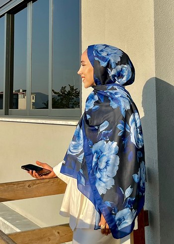İpekevi açelya desen pamuk soft şal
