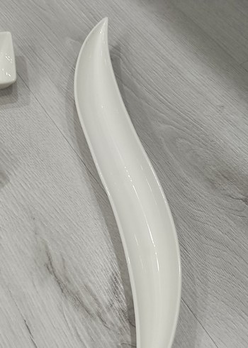 Beyaz kahvaltı seti 7 parça porselen - Görsel 2