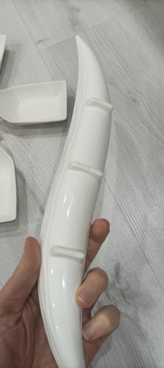 Beyaz kahvaltı seti 7 parça porselen - Görsel 4