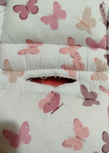Çok Renkli Kelebek Desenli Bebek Uyku Minderi - Görsel 3