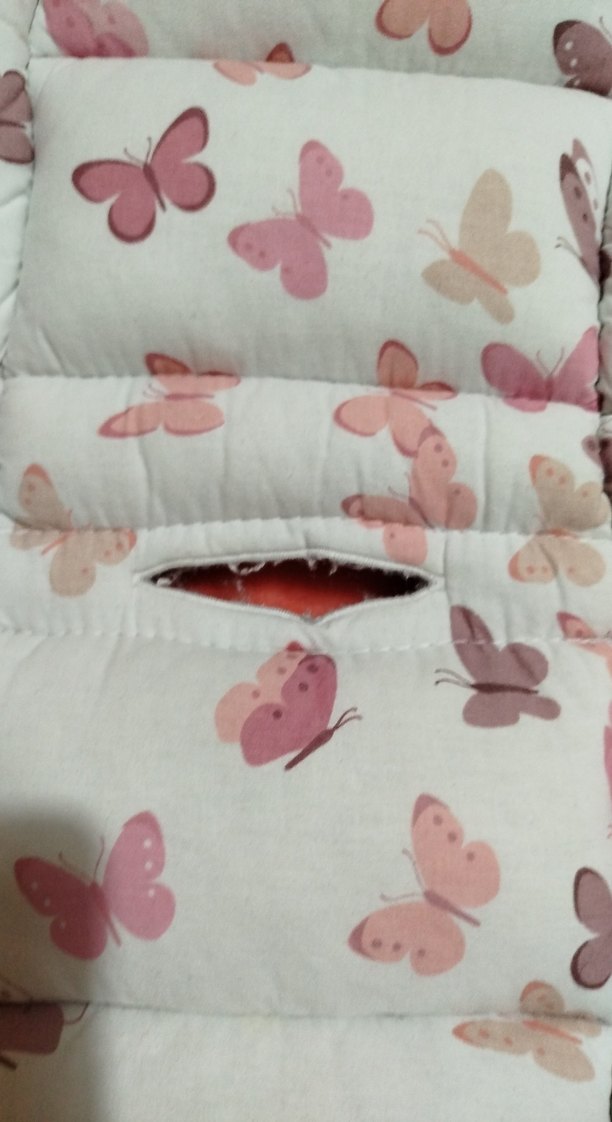 Çok Renkli Kelebek Desenli Bebek Uyku Minderi - Görsel 3