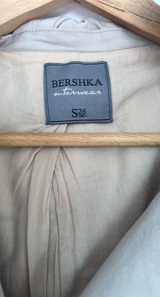 Kadın Bej Midi Trençkot Kemerli - Görsel 5