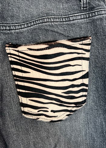 Gri Normal Boy Kadın Denim Jean - Görsel 4