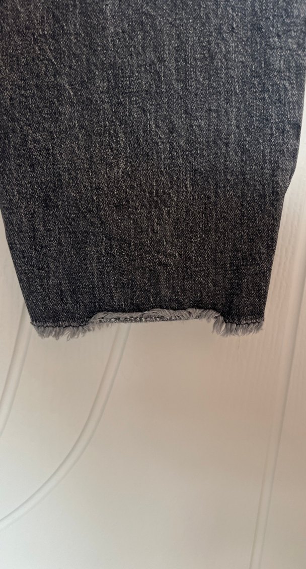 Gri Normal Boy Kadın Denim Jean - Görsel 5