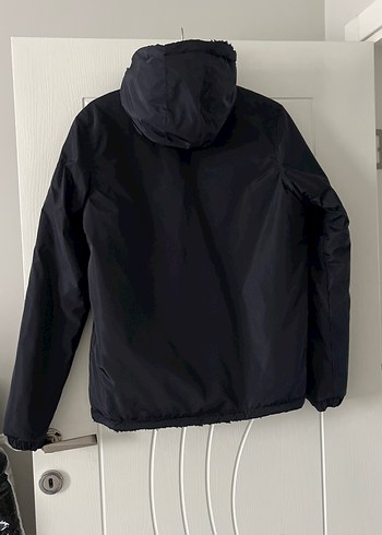 Erkek Siyah çift taraflı  mont - Görsel 4