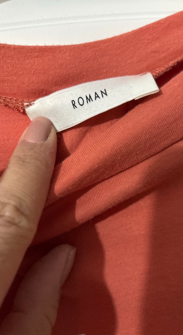 Baskılı salaş Tişörtü, arkası kalın bant açık
Kısa Kollu - Görsel 2