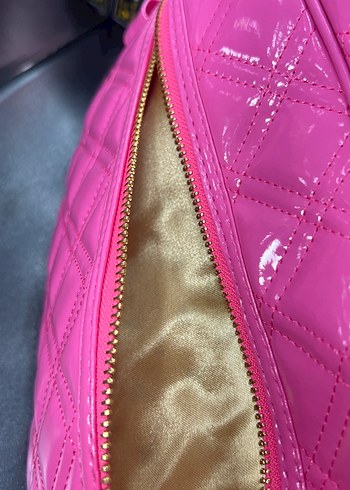 Fermuarlı Pembe Kadın Makyaj Çantası - Görsel 6