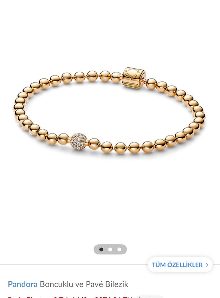 pandora pave bileklik - Görsel 2