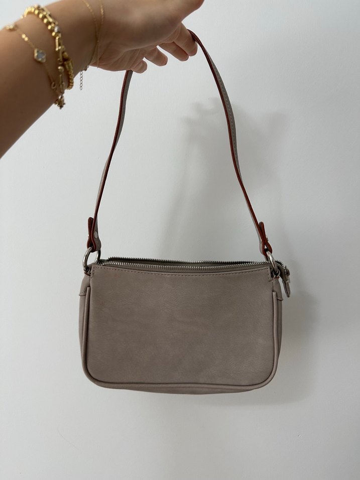 Gri Kadın Omuz Çantası - Görsel 2