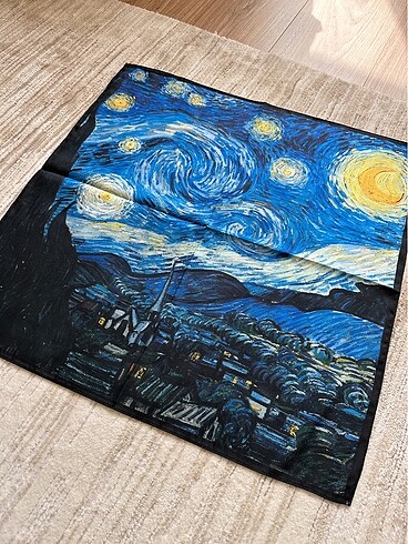  Beden Van Gogh yıldızlı gece fular