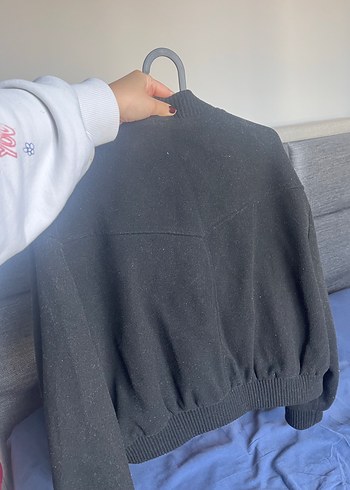 Zara Düğmeli Siyah Midi Kadın Ceket
