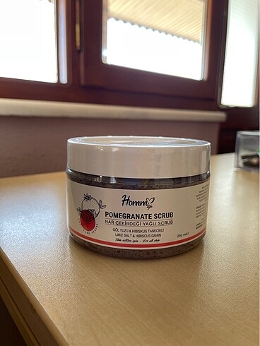 Hoom pomegranate sorun nar çekirdeği yağlı scrub(banyoda kullanı