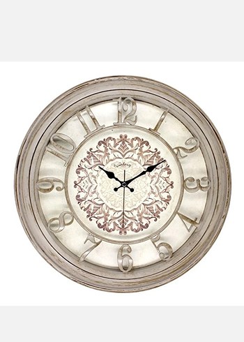 Gri Dekoratif Duvar Saati - Görsel 3