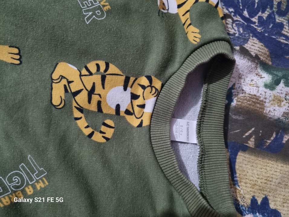 Erkek Çocuk Kaplan Baskılı Eşofman Takımı - Görsel 4