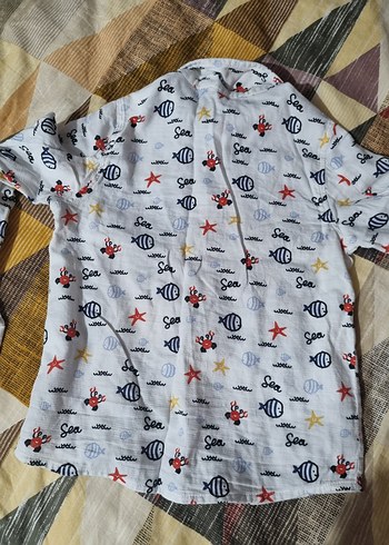 Erkek Çocuk Uzun Kollu Desenli Gömlek - Görsel 2