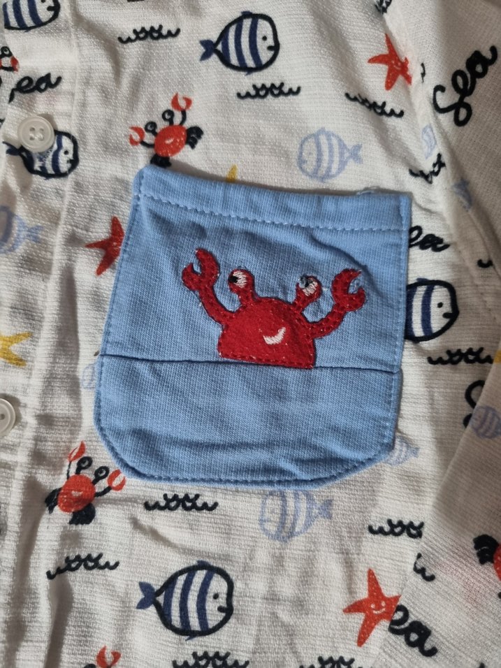 Erkek Çocuk Uzun Kollu Desenli Gömlek - Görsel 4