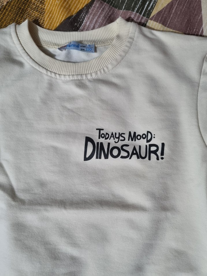 Beyaz Uzun Kollu Baskılı Sweatshirt - Görsel 3