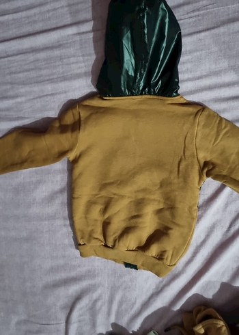 Erkek Çocuk Kahverengi Kapüşonlu Eşofman Takımı - Görsel 7