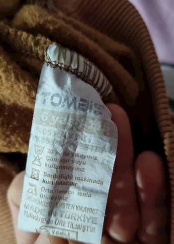 Erkek Çocuk Kahverengi Kapüşonlu Eşofman Takımı - Görsel 14