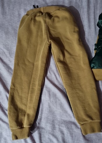 Erkek Çocuk Kahverengi Kapüşonlu Eşofman Takımı - Görsel 12