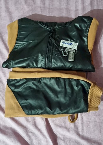 Erkek Çocuk Kahverengi Kapüşonlu Eşofman Takımı - Görsel 15