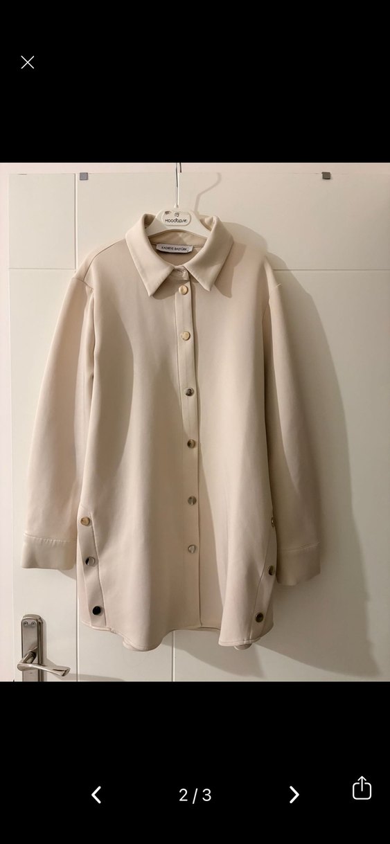 Kadriye Baştürk Kadın Bej Scuba Takım - Görsel 2