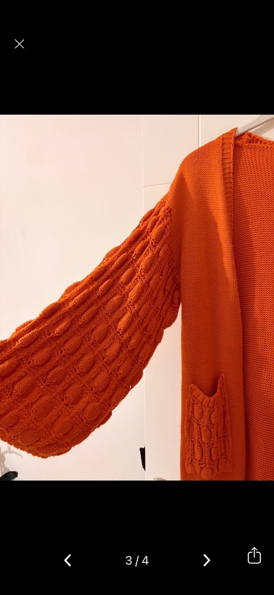 Brtc Marka Bohem Tarzı Örgü Kadın Kışlık Uzun Hırka - Görsel 3