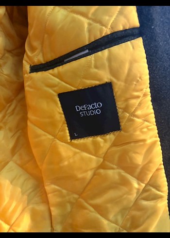 Düğmeli Haki Erkek Klasik Kaban - Görsel 3