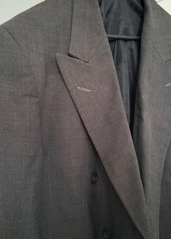 Gri Düğmeli Erkek Ceket - Görsel 2