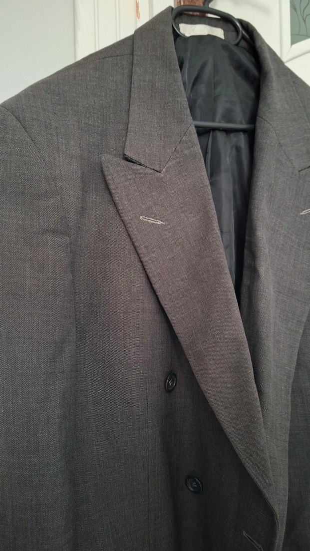 Gri Düğmeli Erkek Ceket - Görsel 2