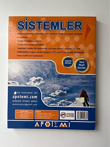Apotemi Sistemler Fasikülü AYT Biyoloji