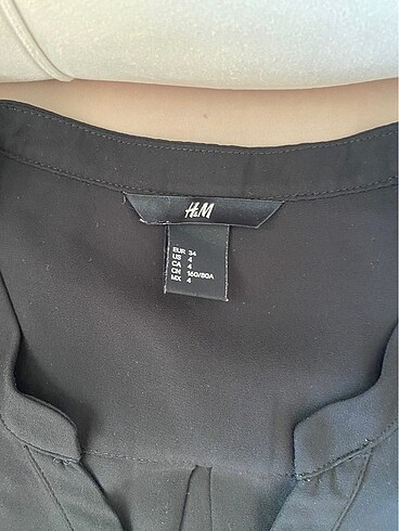 H&M Hm siyah bluz