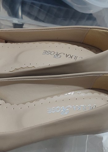 Bej Rugan Stiletto Topuklu Kadın Ayakkabı - Görsel 3