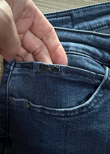 29 Beden mavi Renk Mavi Regular Fit Denim Kadın Kot Pantolon